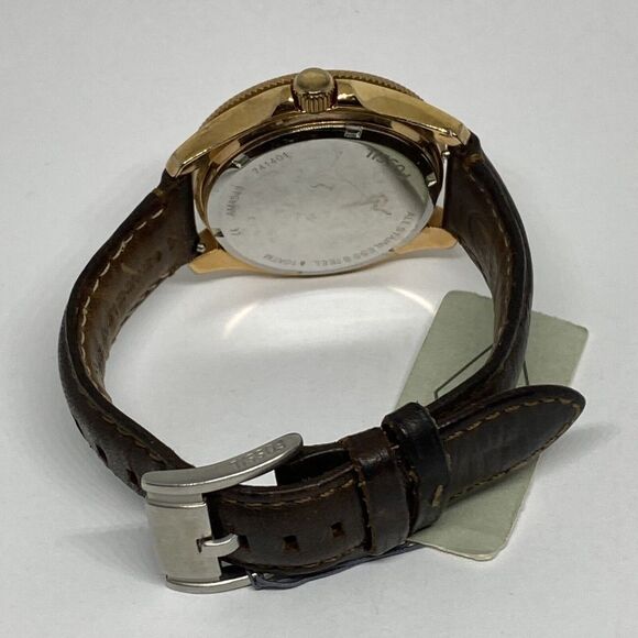 Fossil Cecile AM4549 Women's Brown Leather Analog Dial Quartz Wrist Watch VK581 - Picture 11 of 12